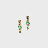 Introducing our stunning Diamond and Emeralds Necklace and Earring Pair - (GDNE0446)