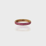 Experience the royal splendor of our ruby and diamond kada - (PGDB054)