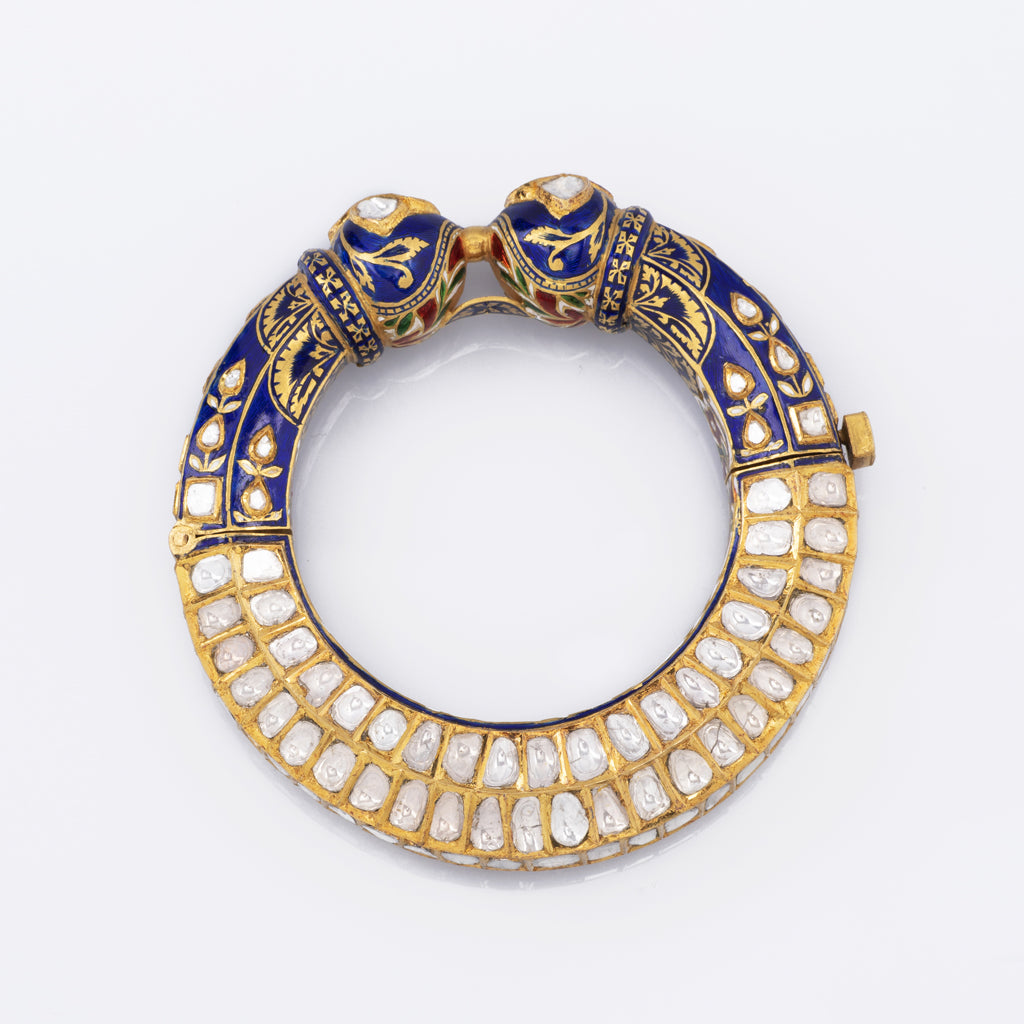 Kada with Blue Boposta, Uncut Diamond (Ghundidaar) - KMB0472