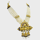 Traditional Tewta Style Long Pendant - (KMNE3420)